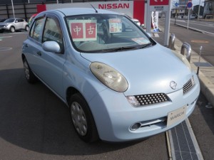 焼津道原店 木曜中古車デー 水色のマーチ入荷 店舗ブログ 静岡日産自動車株式会社