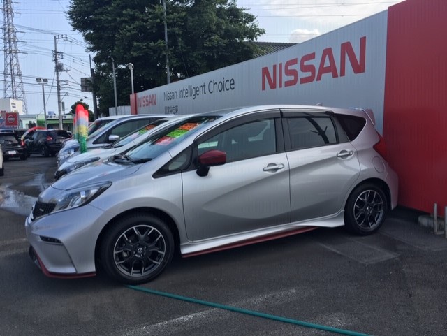 鷹岡店 木曜中古車デー ノートnismo シルバー入荷 店舗ブログ 静岡日産自動車株式会社